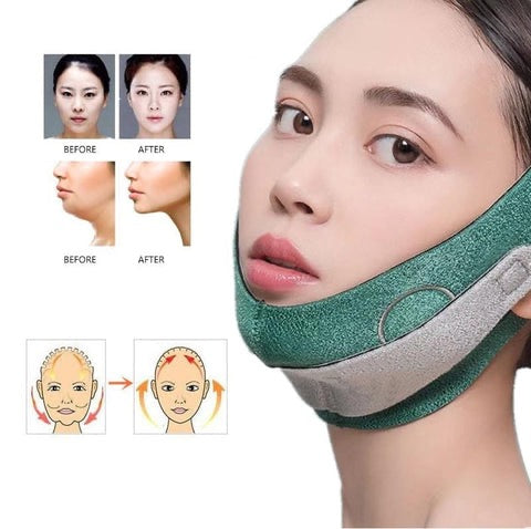 Faja Reductora de Papada — Lifting Facial en V Sin Cirugía