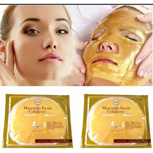 Mascarilla Gold Facial de Colágeno — Hidratación y Firmeza Intensiva