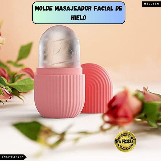 Molde Masajeador de Hielo Facial — Rodillo Frío para Piel Radiante | Upglowing