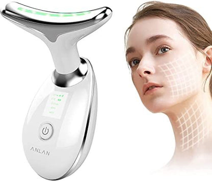 Masajeador Facial Anti-Papada — Vibración de Alta Frecuencia Antiedad