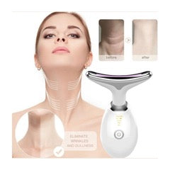 Masajeador Facial Anti-Papada — Vibración de Alta Frecuencia Antiedad