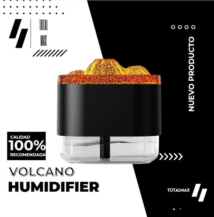 Volcano Humidifier con Luz LED — Difusor Ultrasónico Aesthetic | Upglowing