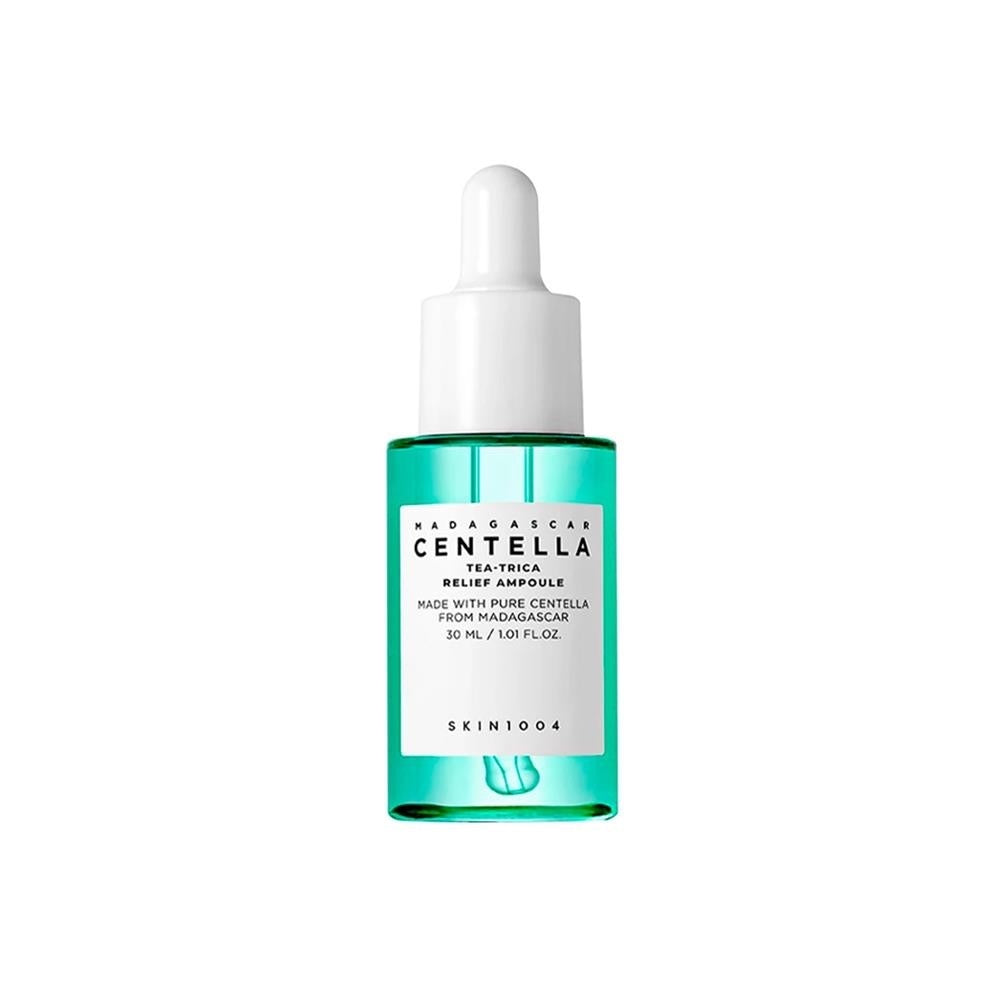 Madagascar Centella Tea-Trica Relief Ampoule 30ml — Sérum calmante para piel con acné SKIN1004
